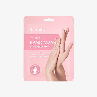 Тканинна маска для відновлення шкіри рук FarmStay Essential Hand Mask