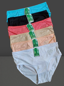 Плавки труси жіночі бамбук стрейч  №3163 р.56-58, 60-62. Від 6 шт по 48грн.