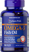 Омега 3 Puritan's Pride Omega-3 Fish Oil 950 mg one per day 90 капс