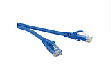 Кабель шнур Мережевий кабель (патч-корд) LAN Cat 5e 5m Blue, фото 4