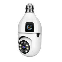 IP WiFi Поворотна камера UKC SQ02 із двома об'єктивами. Доступний v380 та нічна зйомка, фото 2