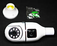 IP WiFi Поворотна камера UKC SQ02 із двома об'єктивами. Доступний v380 та нічна зйомка, фото 4