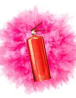 Балон вогнегасник для визначення статі дитини Рожевий Фарба Холі 1 кг., Gender Party для свят, гендер паті, BOY OR GIRL