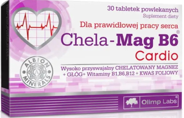 Магній В6 Olimp Chela-Mag B6 Cardio 30 таблеток
