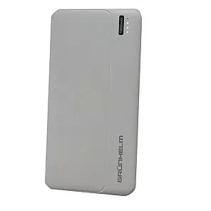 Power Bank - Портативна батарея 10.000 mAh. білий - GP-10W GRUNHELM, фото 1