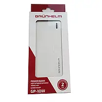 Power Bank - Портативна батарея 20.000 mAh. білий - GP-20W GRUNHELM, фото 5