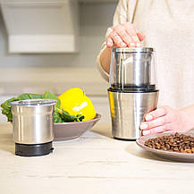 Електрична кавомолка, Подрібнює кавові зерна, спеції, трави, горіхи, крупи, Amazon, Німеччина, фото 4