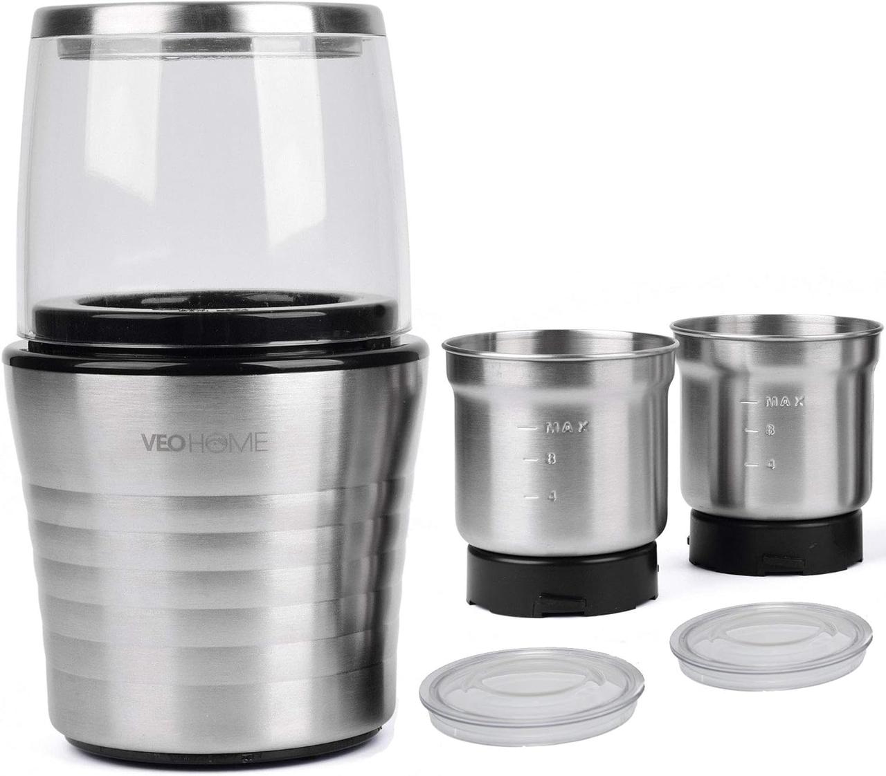 Електрична кавомолка, Подрібнює кавові зерна, спеції, трави, горіхи, крупи, Amazon, Німеччина