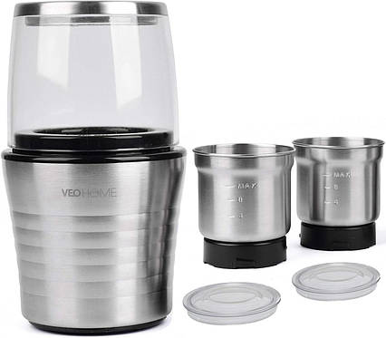 Електрична кавомолка, Подрібнює кавові зерна, спеції, трави, горіхи, крупи, Amazon, Німеччина, фото 1