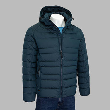 Куртка чоловіча BLACK VINYL (зимова) C23-1303-1C INK-BLUE 100% поліестер. Утеплювач: Біо пух 54(Р)