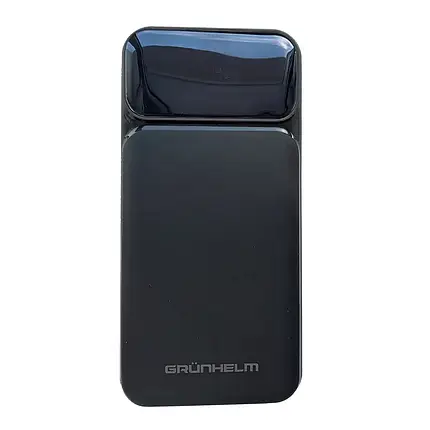 Power Bank - Портативна батарея 10.000 mAh. чорний - GP-10BQC швидка зарядка 22.5W GRUNHELM, фото 1