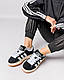 Жіночі зимові кросівки на хутрі Adidas Campus Black White Gum Fur, кеди жіночі Адідас чорні 37, фото 3