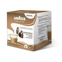 Кава в капсулах Lavazza Dolce Gusto Cappuccino 16 шт Лаватися дольче густо капучіно