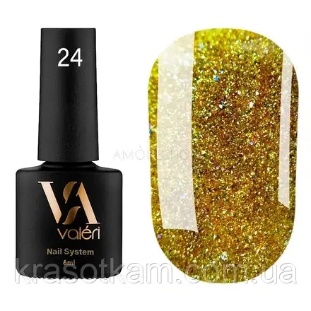 Світловідбивний гель-лак Vaлерi Flash 6 мл No24