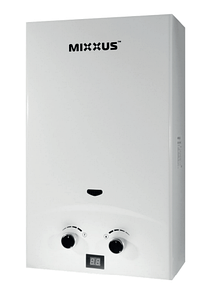 Газова колонка MIXXUS димохідна GWH-0110 BASIC WHITE 10 л біла