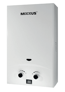 Газова колонка MIXXUS димохідна GWH-0112 BASIC WHITE 12 л біла