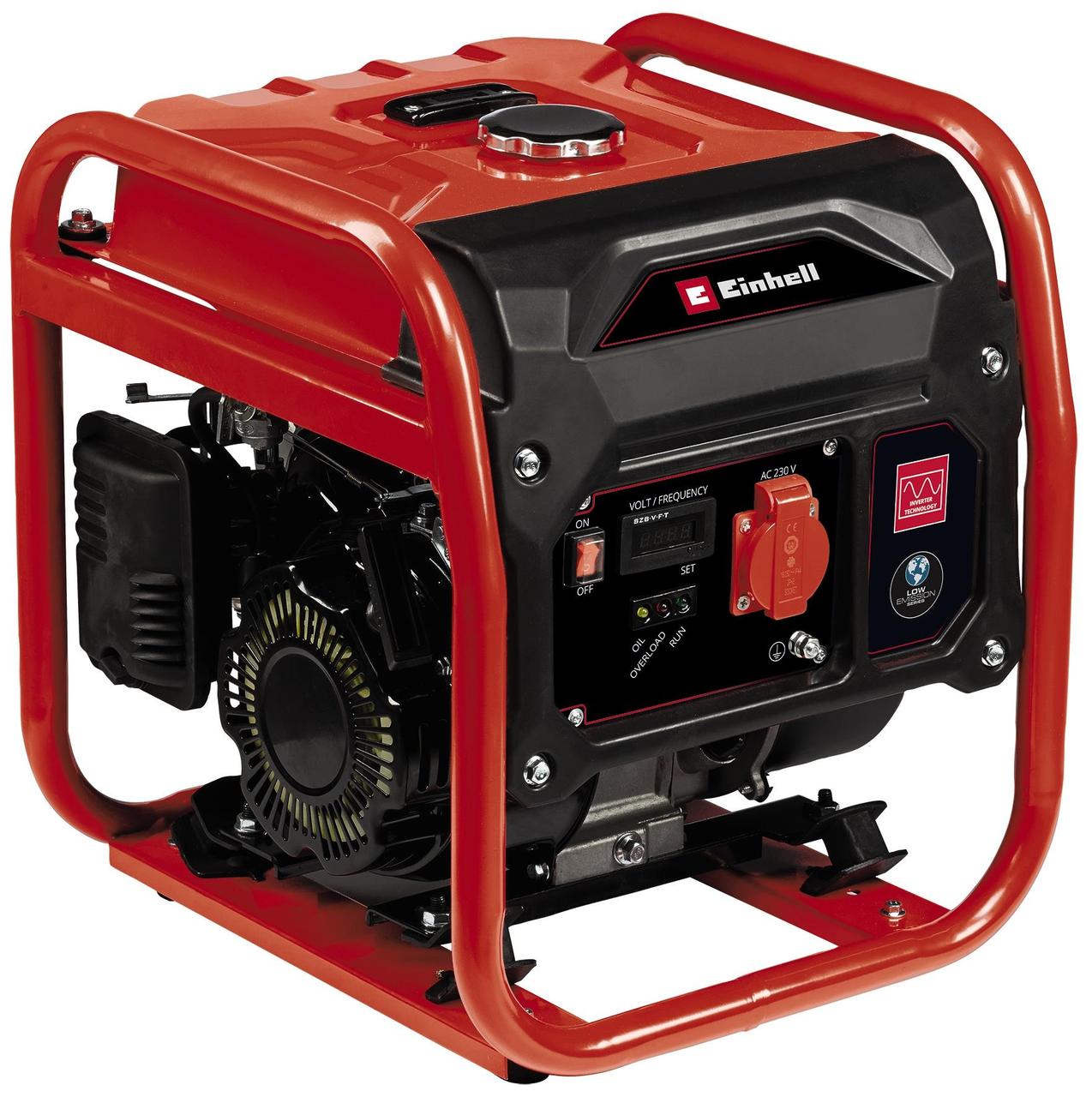 Генератор бензиновий інверторний Einhell TC-IG 1100 1100Вт 3600об/хв 1х230В(1 фаза) 4.35А бак 6.5л 95дБ ручний старт 20.6кг
