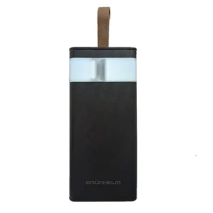 Power Bank - Портативна батарея 50.000 mAh. чорний - GP-50BQC. швидка зарядка 22.5W GRUNHELM, фото 1