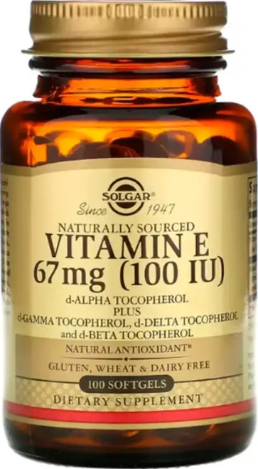 Вітамін Е Solgar Vitamin E 100 IU 100 капсул