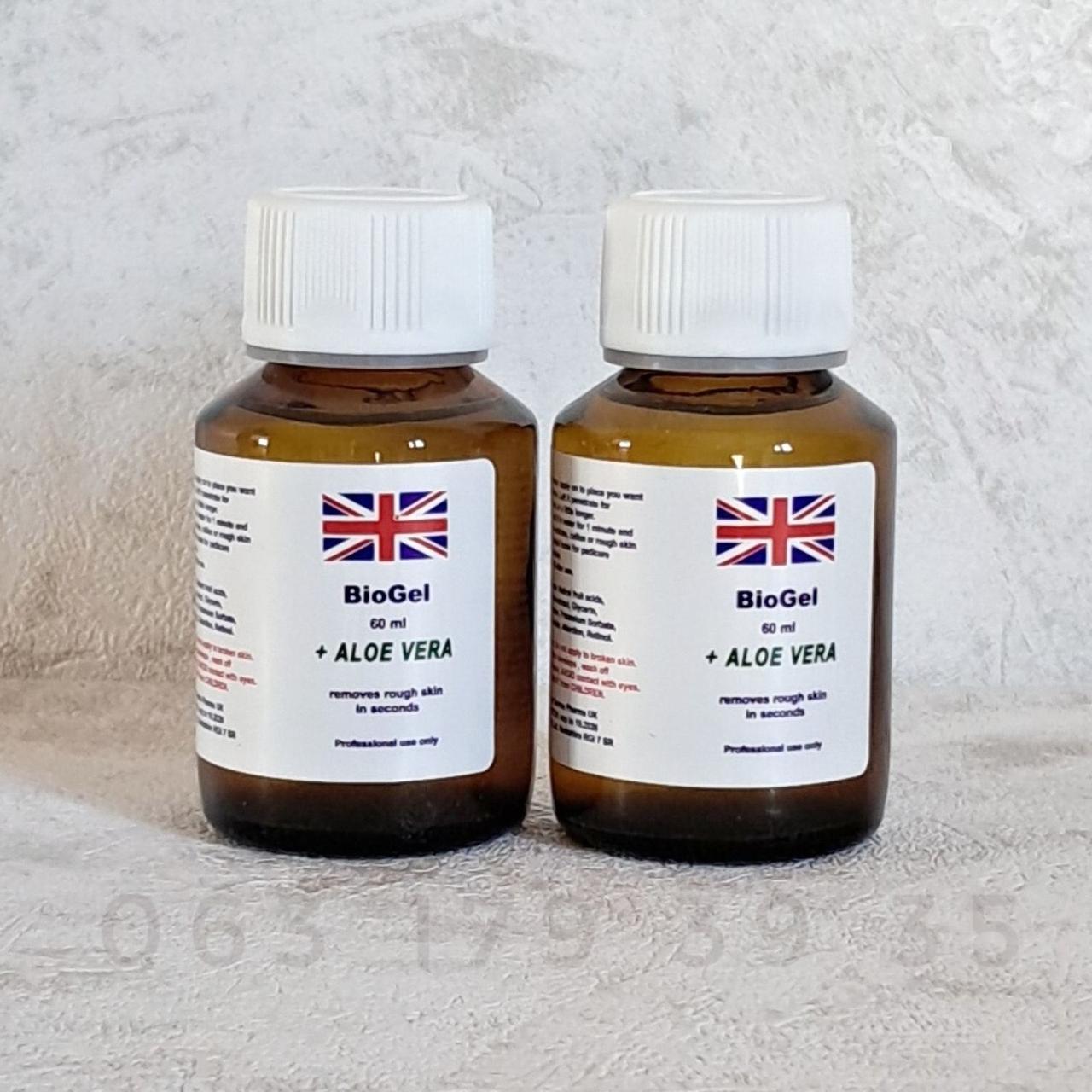 ОРИГІНАЛ Біогель для педикюру з алое вера (фруктова кислота) BioGel Aloe Vera від тріщин на п'ятах 60мл