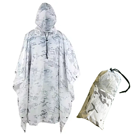 Пончо дощовик Solve водонепроникне Сніжний мультикам намет універсальний розмір