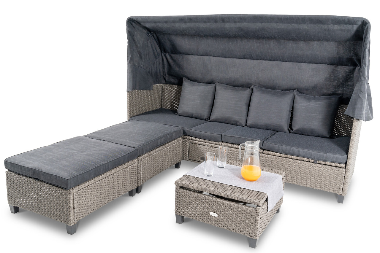 Садові меблі Di Volio Luca сіро-графітова