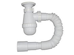 Сифон для раковини (умивальника) 11/4"х40 з литим випуском MILLZ