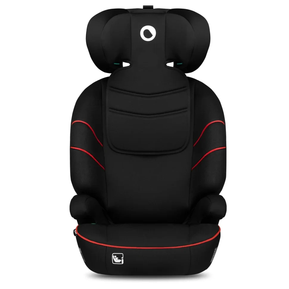 Дитяче автокрісло Lionelo  LARS  I-SIZE SPORTY  BLACK  RED, фото 1