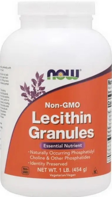 Соєвий лецитин Now Foods Lecithin Granules Non-GMO 454 г