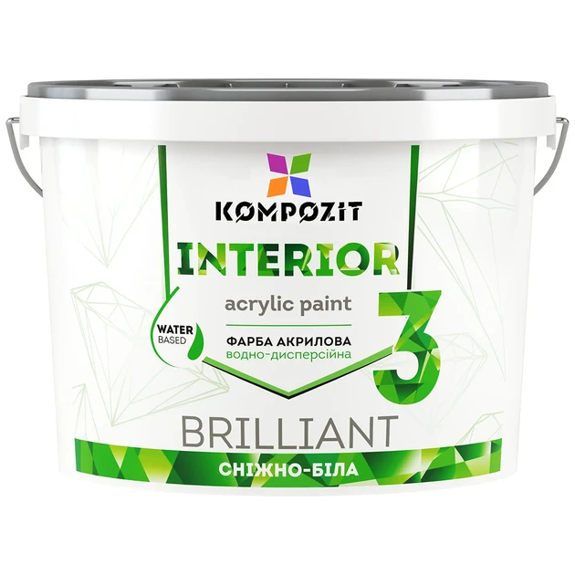 Фарба інтер"єрна INTERIOR 3 "Kompozit", 4,2 кг