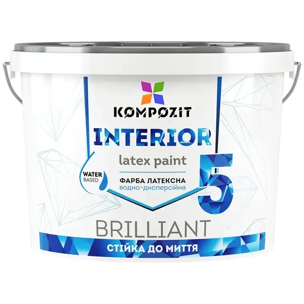 Фарба інтер"єрна INTERIOR 5 "Kompozit", 4,2 кг