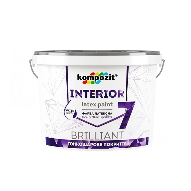 Фарба інтер"єрна INTERIOR 7 "Kompozit", 4,2 кг