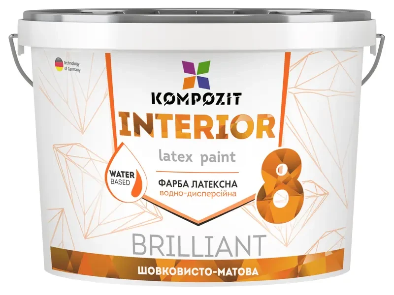 Фарба інтер"єрна INTERIOR 8 "Kompozit", 4,5 л