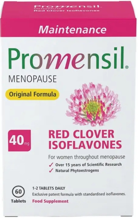 Променіл при менопаузі Promensil Menopause 40 mg 60 таблеток