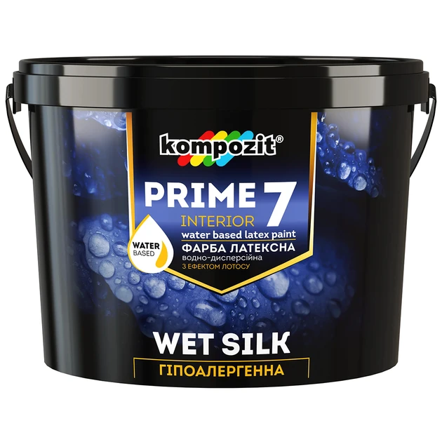 Фарба інтерєрна prime 7 kompozit, БІЛИЙ , 2,7 л