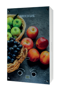 Газова колонка MIXXUS димохідна GWH-0310 BASIC GLASS 10 л скло фрукти