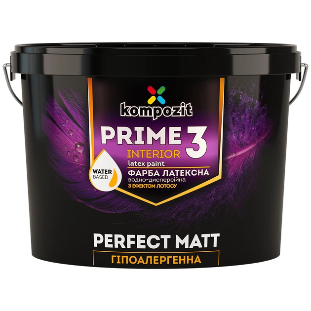 Фарба латексна Prime 3 kompozit 2,7 л