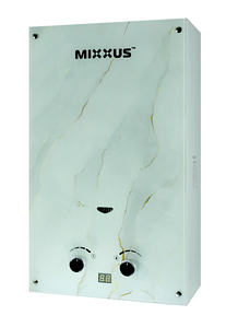 Газова колонка MIXXUS димохідна GWH-0510 BASIC GLASS 10 л скло мармур