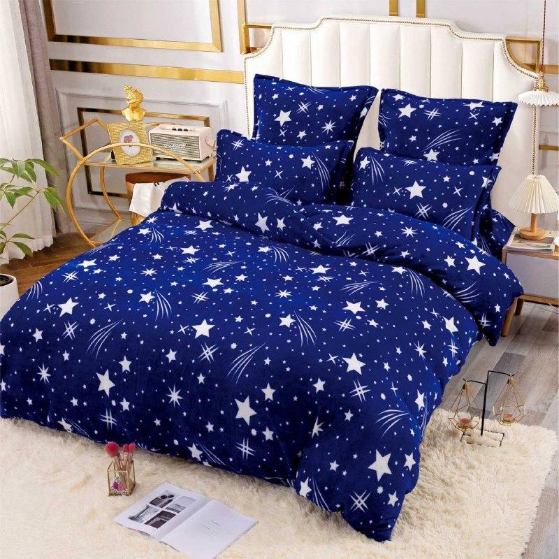 Велюрова постільна білизна Євро розмір з 4 наволочками