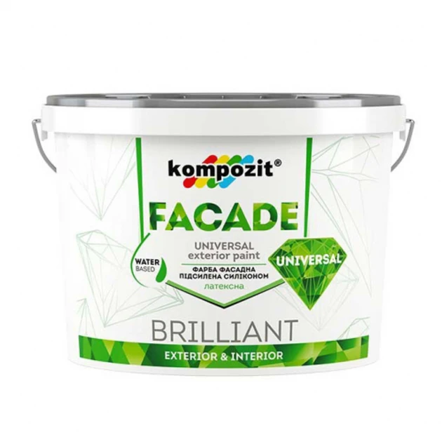 Фарба фасадна силіконова Facade Universal kompozit 7 кг