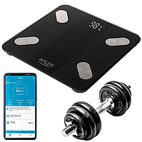 Ваги підлогові  Adler AD 8186 Black – Smart