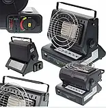 Портативний газовий нагрівач Yanchuan 2в1 на 1.3 кВт, плита з керамічним пальником + 1 балон 220 гр, фото 4