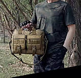 Дорожня тактична сумка для документів і ноутбука Solve Black KT6007102 solve, фото 6