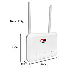 Wi-Fi роутер 4G CPE B625 з вбудованим 4G модемом, Type C з акумулятором, фото 4