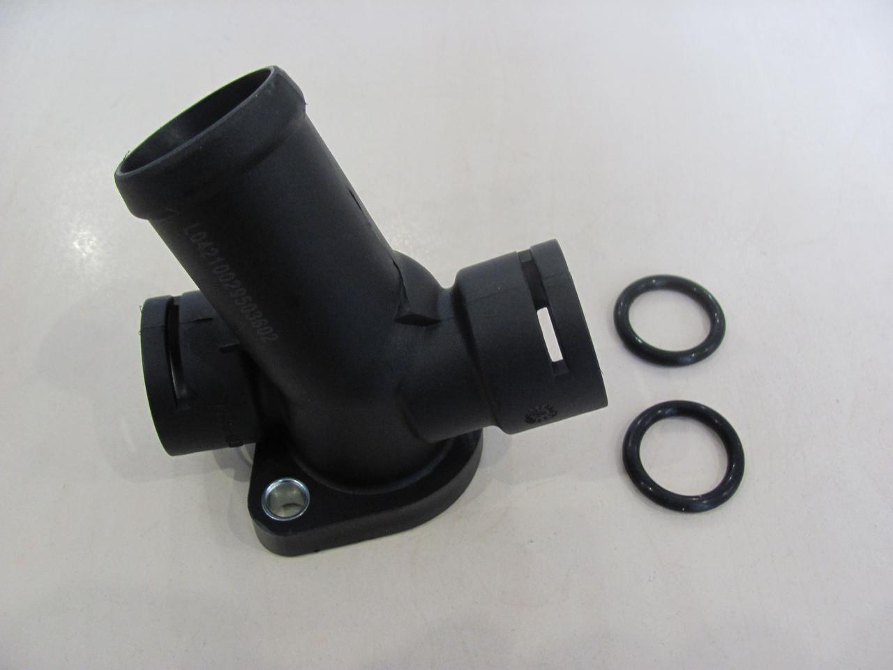 Фланець системи охолодження трійник Volkswagen T4 2.4 D | 2.5 TDI | 2.5 B | METALCAUCHO 03602, фото 1