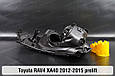 Корпус фари Toyota RAV4 XA40 (2012-2015) дорест лівий, фото 8