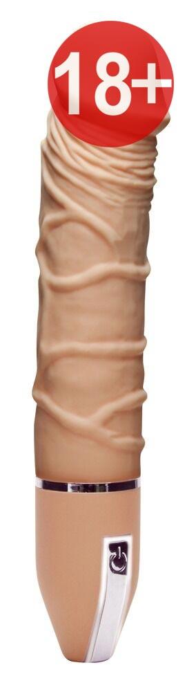 Реалістичний вібратор для жінок Infinite Desire Нескінченне Бажання (тілесний) довжина 26 см, Ø 4,2-5 см, фото 1