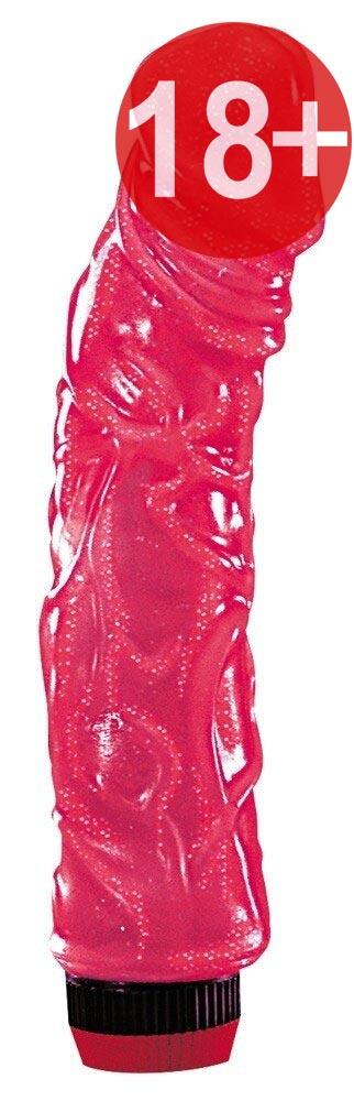 Інтимний вібратор-реаліст BIG JELLY довжина 23 см, Ø 4,5 см, фото 1