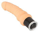 Реалістичний вібратор на батарейках REAL VIBE довжина 17,5 см, діаметр 3-4 см, фото 6