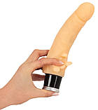 Вібратор реалістичний на батарейках Вогняне Полум'я довжина 22 см діаметр 3,5 см, фото 8